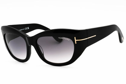 Tom Ford 1065 1b Sunglasses Shiny Black Size : 55