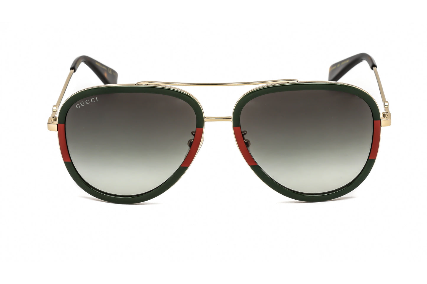 Gucci 0062s 03 Sunglasses Gold Green Size : 57