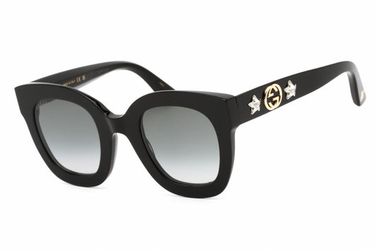 Gucci 0208s 01 Sunglasses Black Size : 49