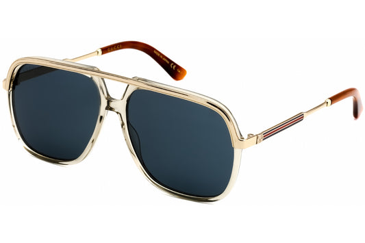 Gucci 0200s 04 Sunglasses Brown Gold Size : 57