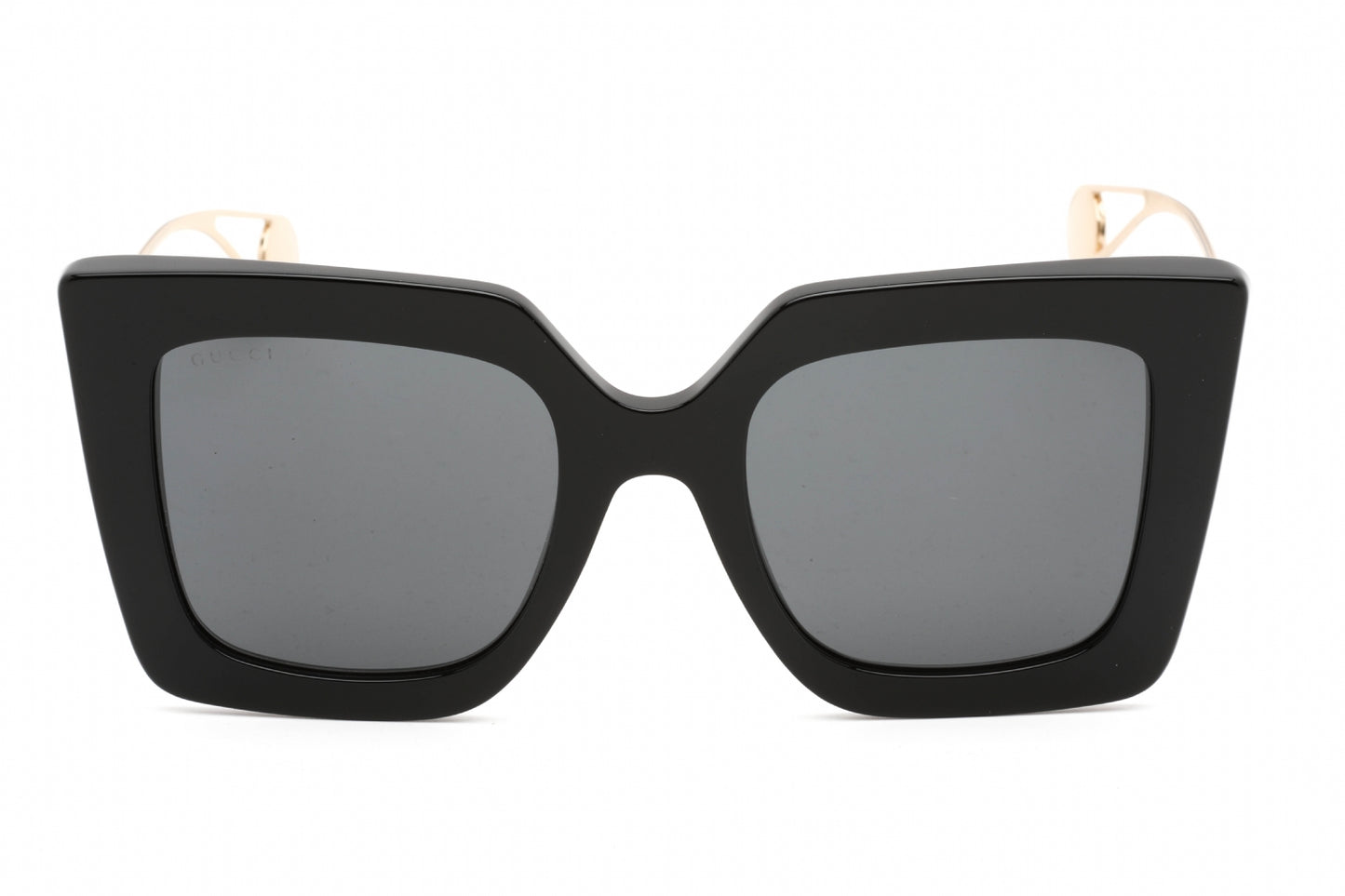 Gucci 0435s 01 Sunglasses Black-Gold Size : 51