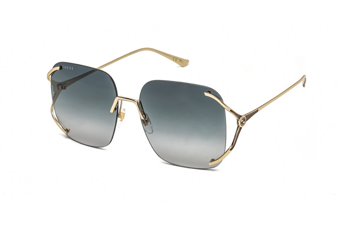 Gucci 0646s 01 Sunglasses Gold Size : 60