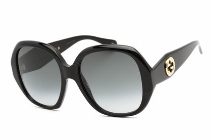 Gucci 0796s 01 Sunglasses Black Size : 56