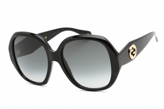 Gucci 0796s 01 Sunglasses Black Size : 56