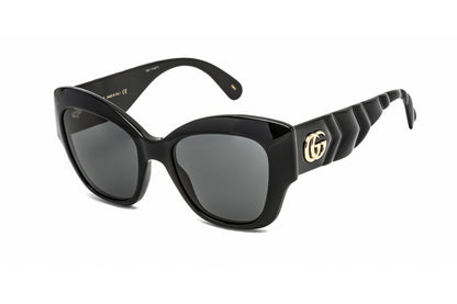 Gucci 0808s 01 Sunglasses Black Size : 53
