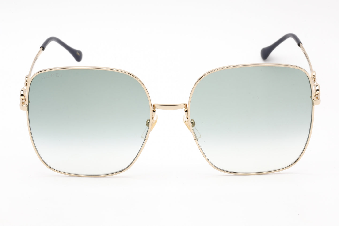 Gucci 0879s 03 Sunglasses Gold-Gold-Green Size : 61