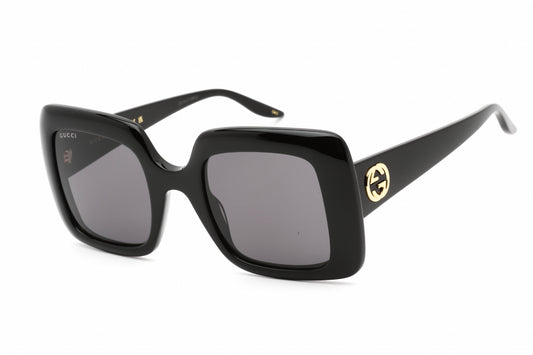 Gucci 0896s 01 Sunglasses Shiny Black Size : 52