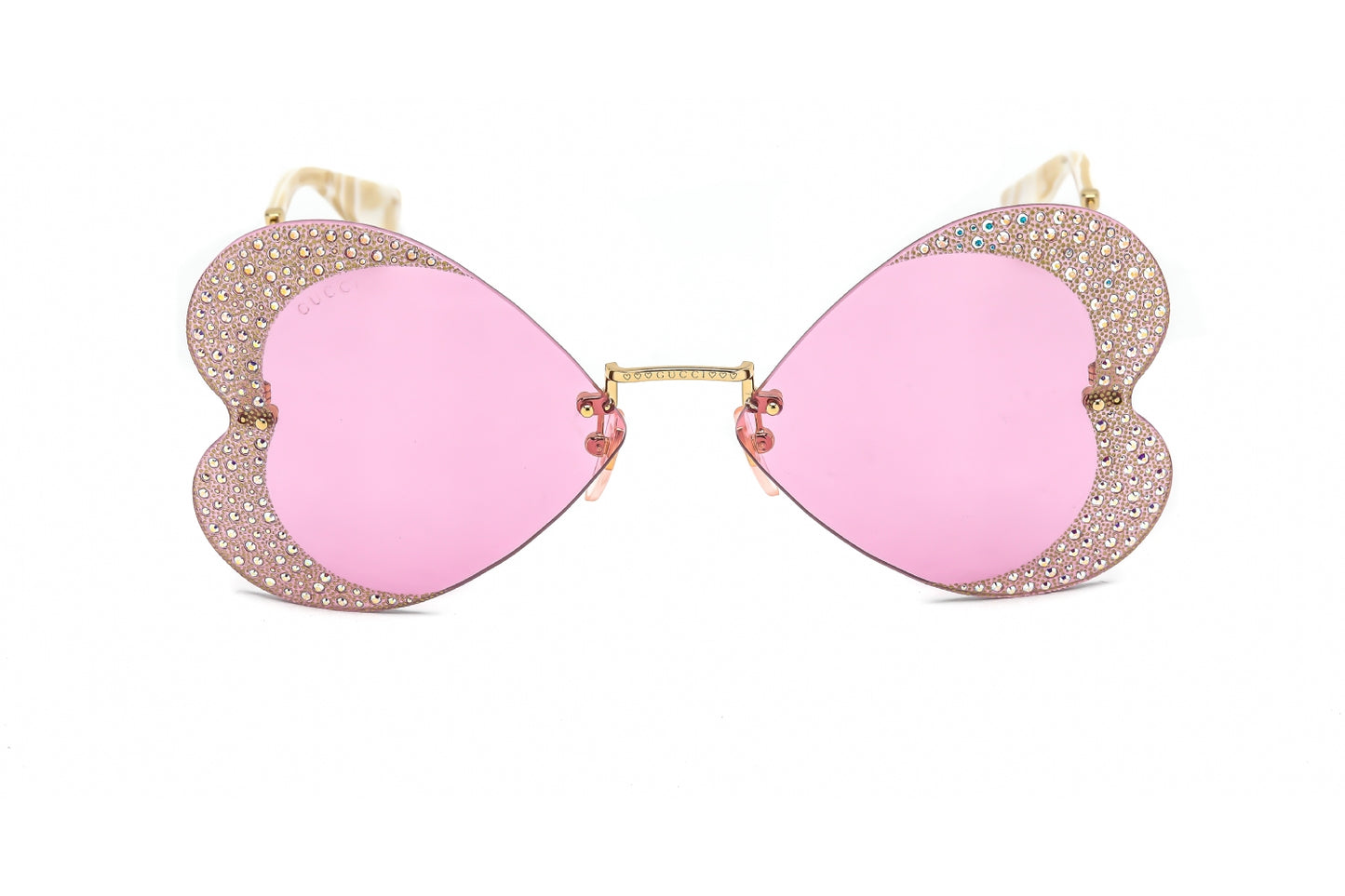 Gucci 0897s 01 Sunglasses Gold-Gold Size : 65