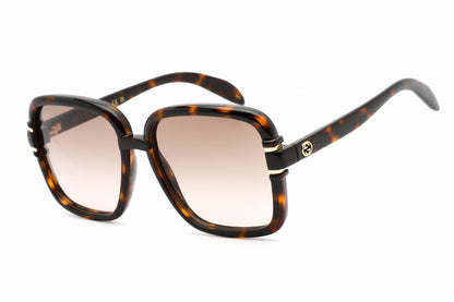 Gucci 1066s 02 Sunglasses Shiny Dark Havana Size : 59