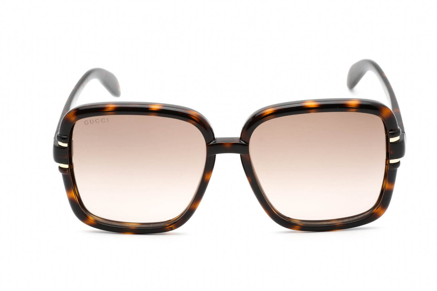 Gucci 1066s 02 Sunglasses Shiny Dark Havana Size : 59