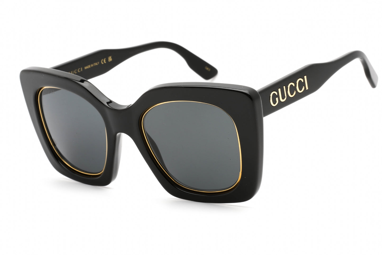 Gucci 1151s 01 Sunglasses Shiny Black Size : 51