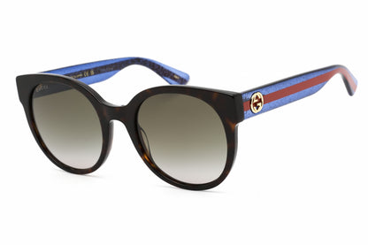 Gucci 0035sn 04 Sunglasses Havana Blue Size : 54