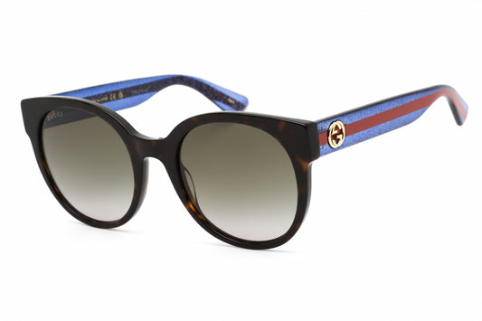 Gucci 0035sn 04 Sunglasses Havana Blue Size : 54