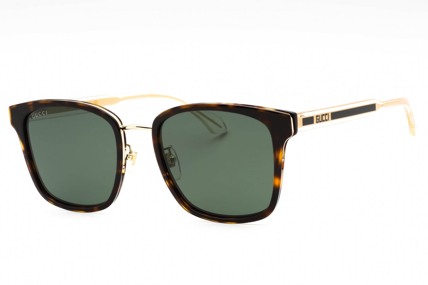 Gucci 0563skn 02 Sunglasses Shiny Havana Gold Size : 55