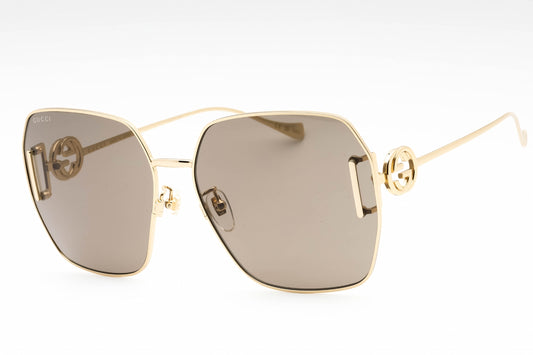 Gucci 1207sa 05 Sunglasses Gold-Gold Size : 64
