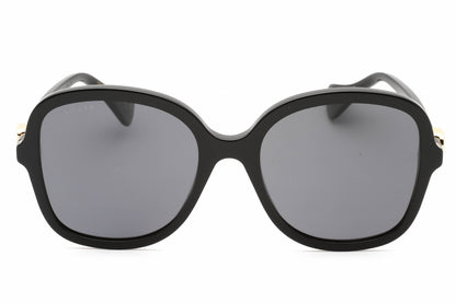 Gucci 1178s 01 Sunglasses Black-Black Size : 56