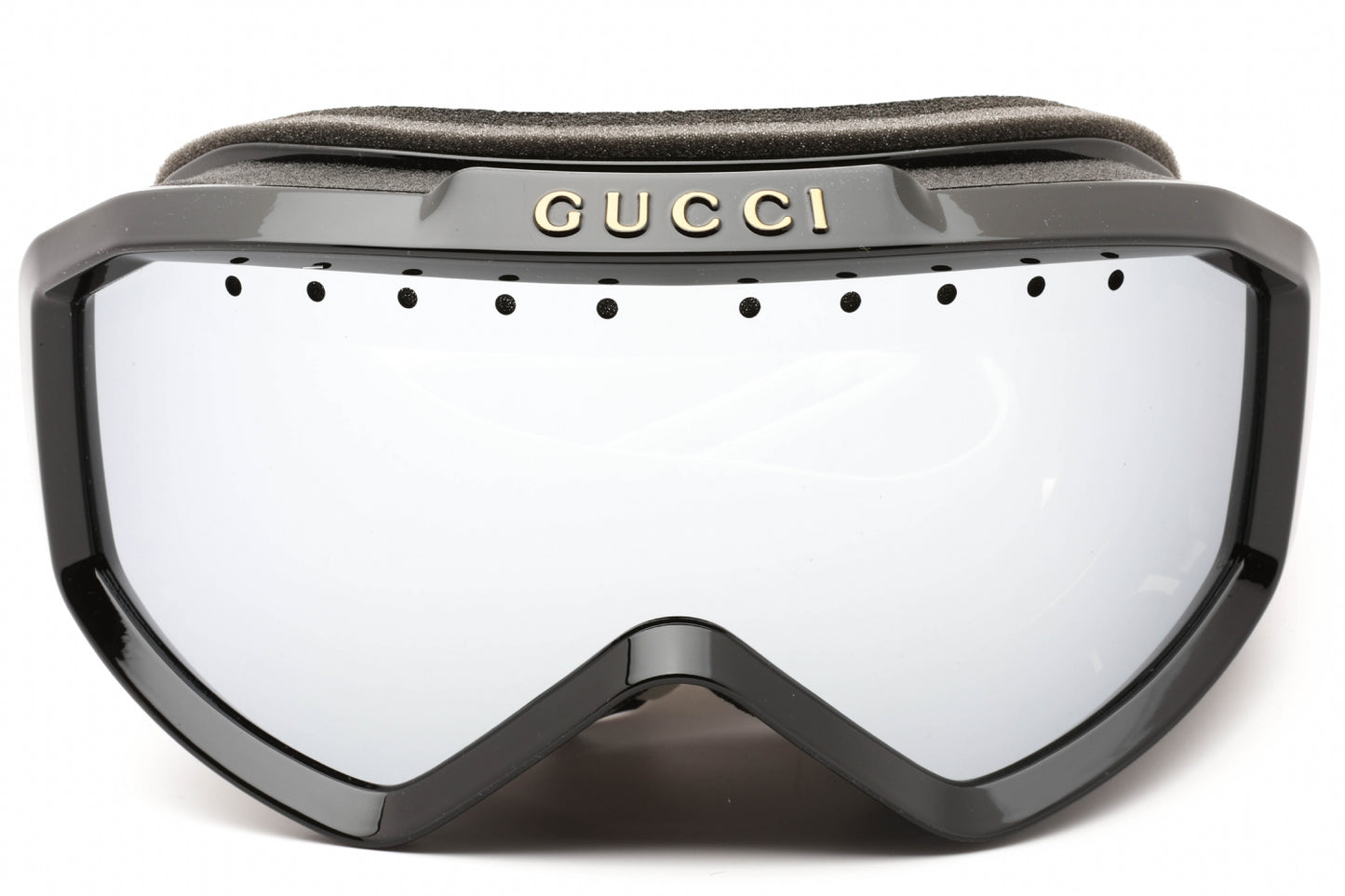 Gucci 1210s 01 Sunglasses Black-Green Size : 99