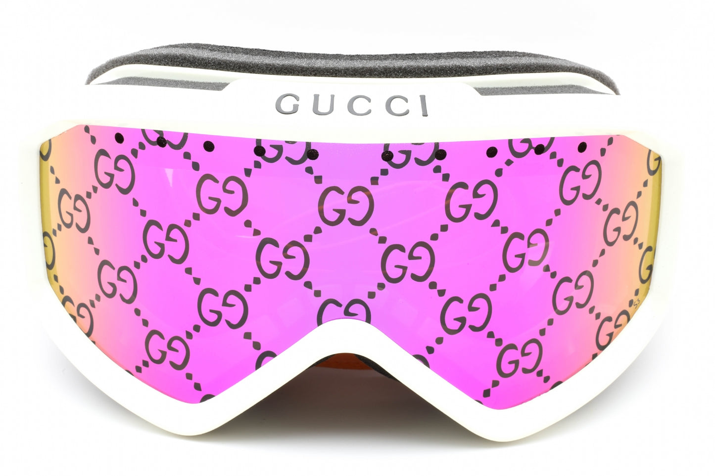 Gucci 1210s 02 Sunglasses Ivory-Orange Size : 99