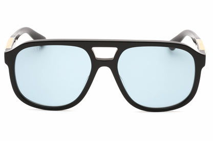 Gucci 1188s 04 Sunglasses Black-Black-Blue Size : 58