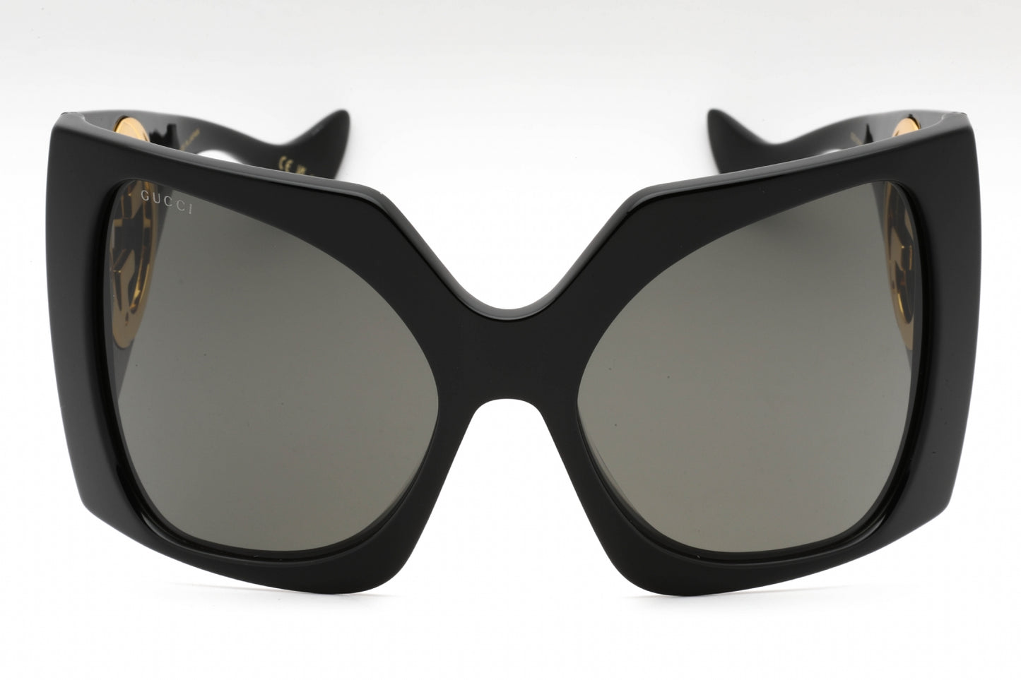 Gucci 1255s 01 Sunglasses Black-Black Size : 64