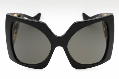 Gucci 1255s 01 Sunglasses Black-Black Size : 64