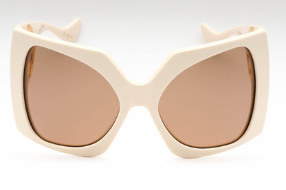 Gucci 1255s 02 Sunglasses Ivory-White- Size : 64