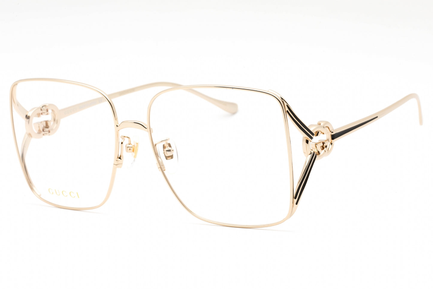 Gucci 1321o 01 Sunglasses Gold-Gold Size : 60