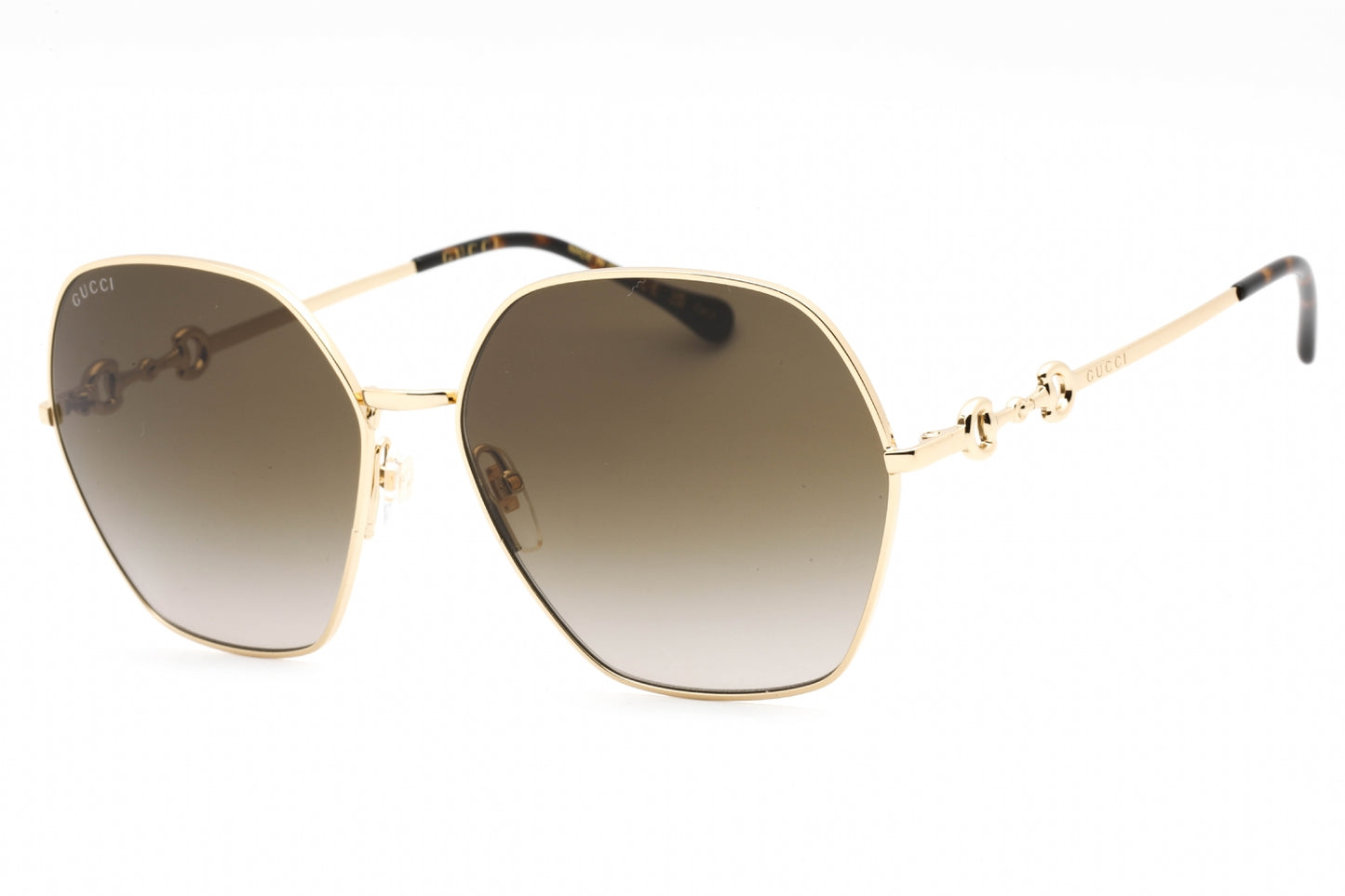 Gucci 1335s 02 Sunglasses Gold-Gold Size : 62
