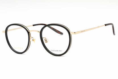 Gucci 1357oj 01 Sunglasses Black-Gold-Transparent Size : 48