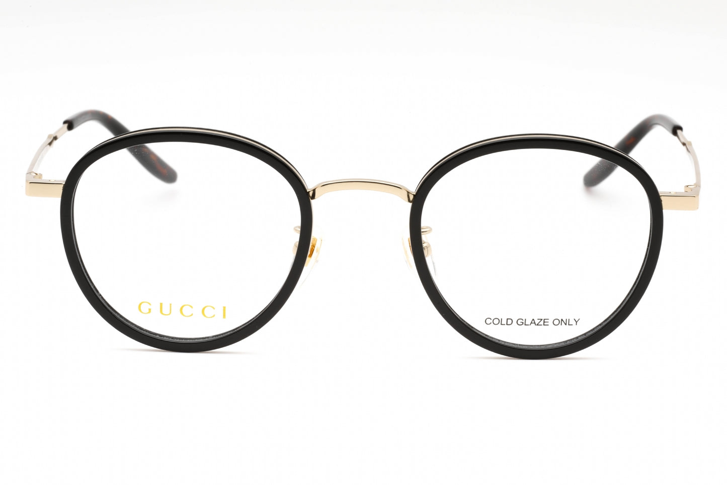 Gucci 1357oj 01 Sunglasses Black-Gold-Transparent Size : 48