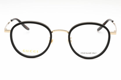 Gucci 1357oj 01 Sunglasses Black-Gold-Transparent Size : 48