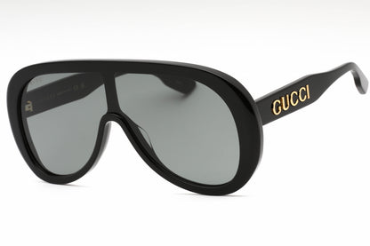 Gucci 1370s 01 Sunglasses Black-Black-Grey Size : 99