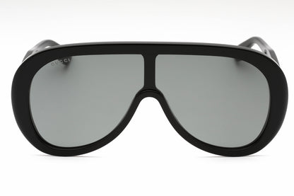 Gucci 1370s 01 Sunglasses Black-Black-Grey Size : 99