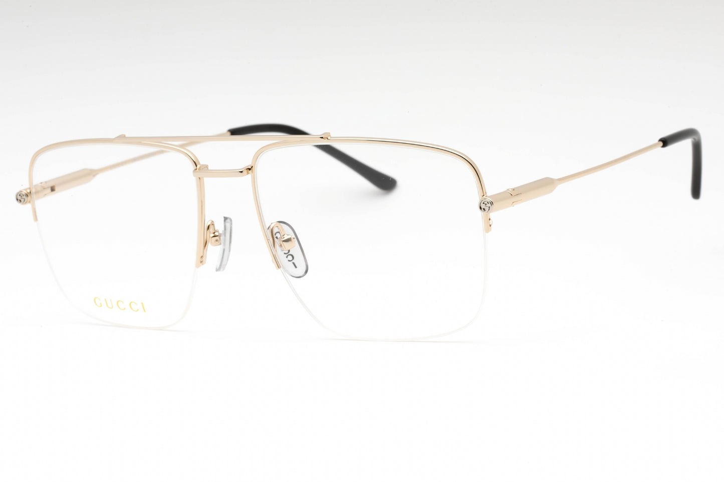 Gucci 1415o 01 Sunglasses Gold-Gold Size : 58