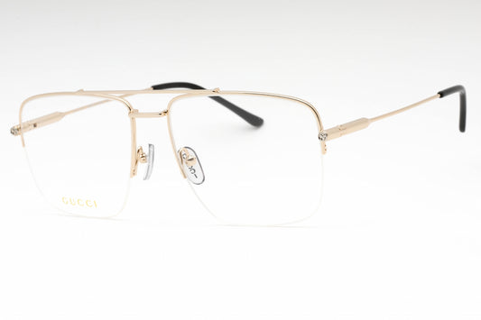 Gucci 1415o 01 Sunglasses Gold-Gold Size : 58