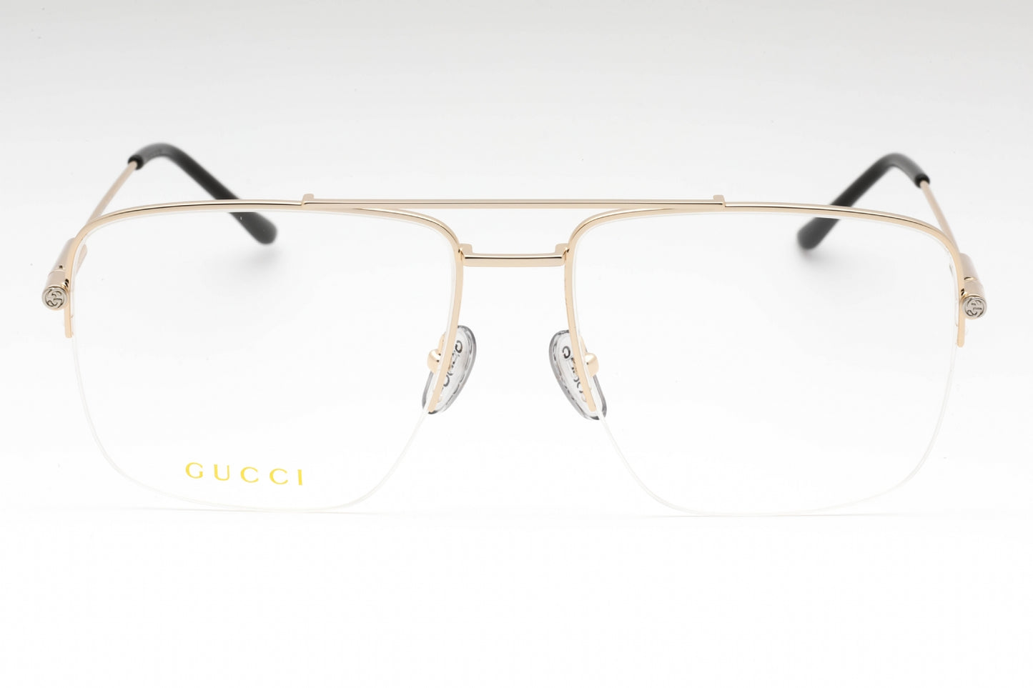 Gucci 1415o 01 Sunglasses Gold-Gold Size : 58