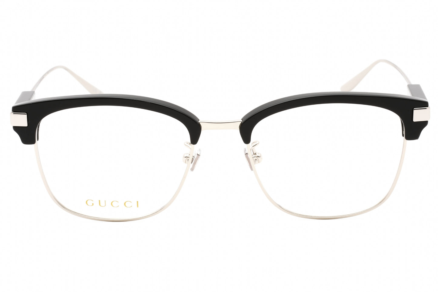 Gucci 1439ok 01 Sunglasses Black-Silver Size : 53