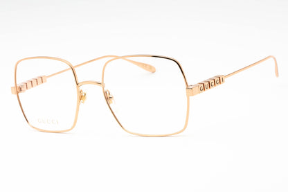 Gucci 1434o 02 Sunglasses Gold-Gold-Transparent Size : 55