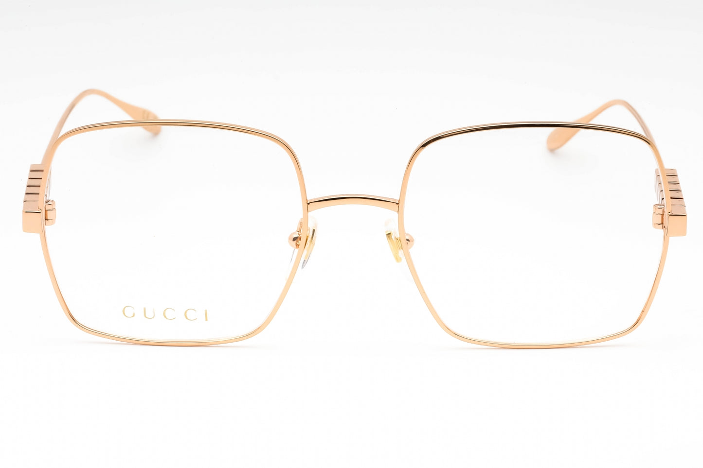 Gucci 1434o 02 Sunglasses Gold-Gold-Transparent Size : 55