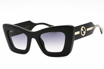Gucci 1552s 01 Sunglasses Black-Black Size : 49