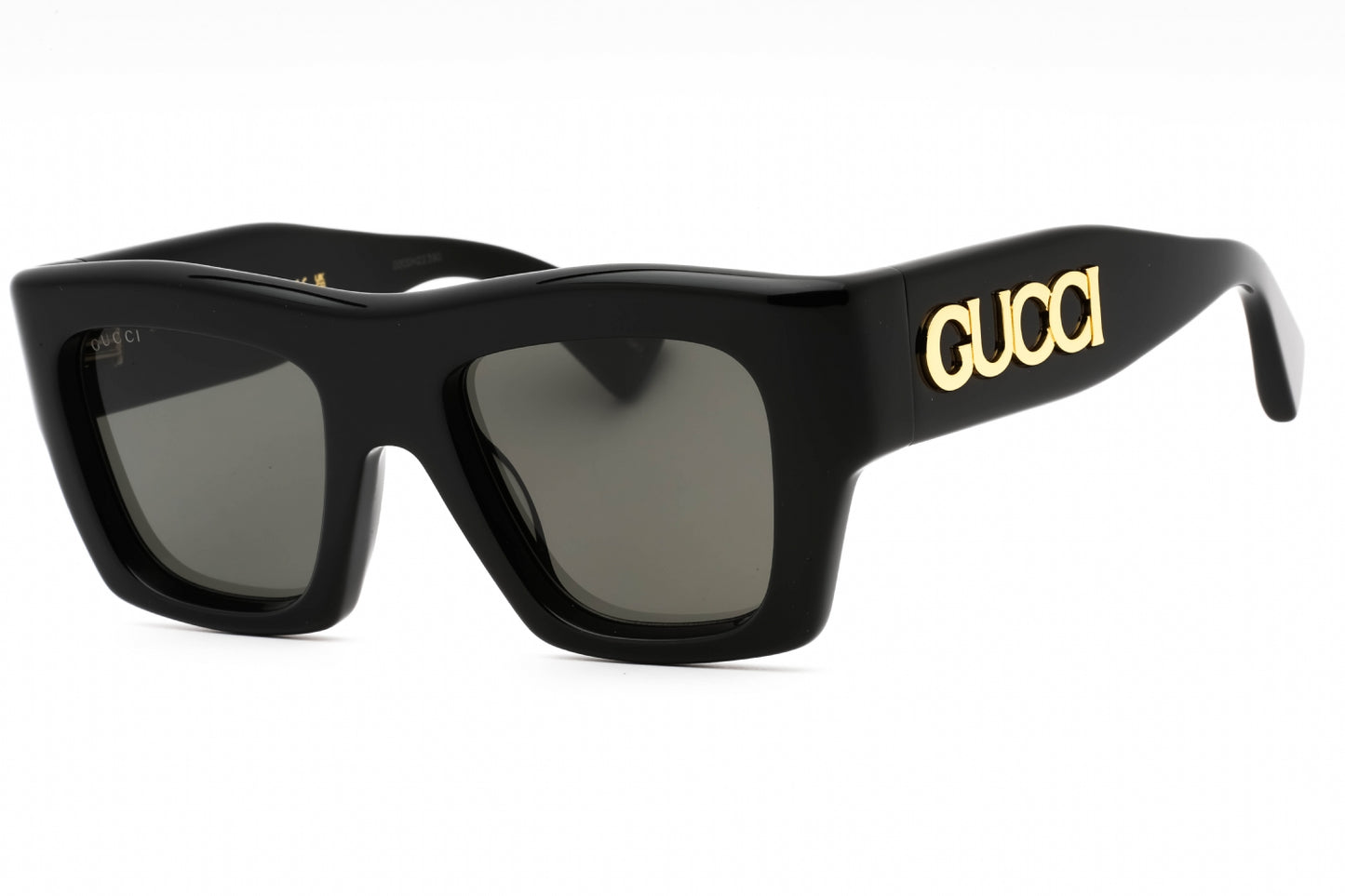 Gucci 1772s 01 Sunglasses Black-Black-Grey Size : 52