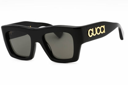 Gucci 1772s 01 Sunglasses Black-Black-Grey Size : 52